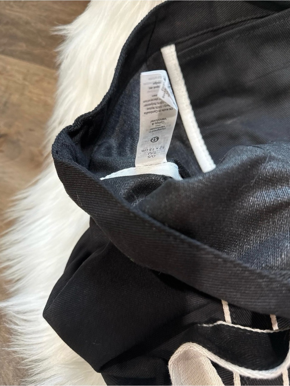 lululemon athletica Black and White Tote Bag